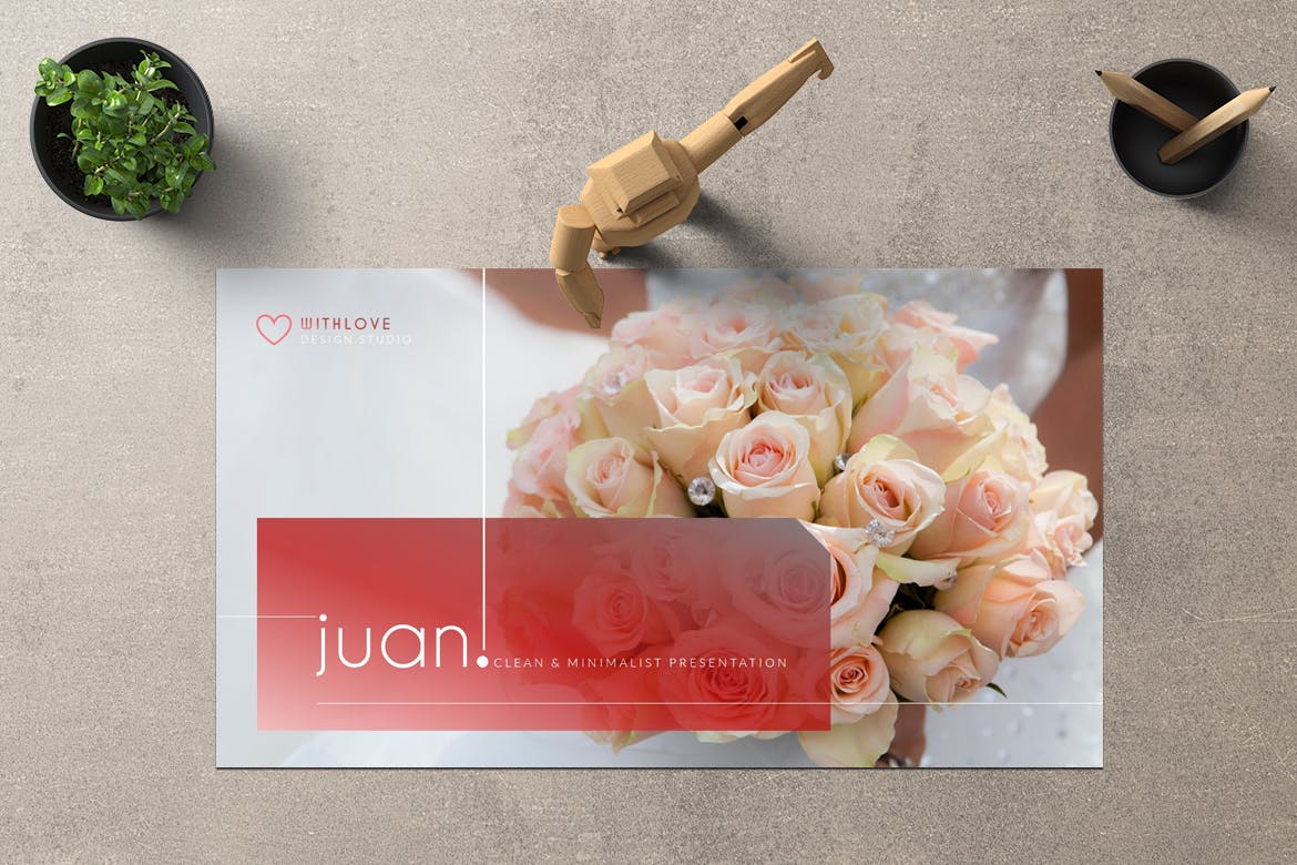 时尚的电子商务名片模板下载（PPTX）