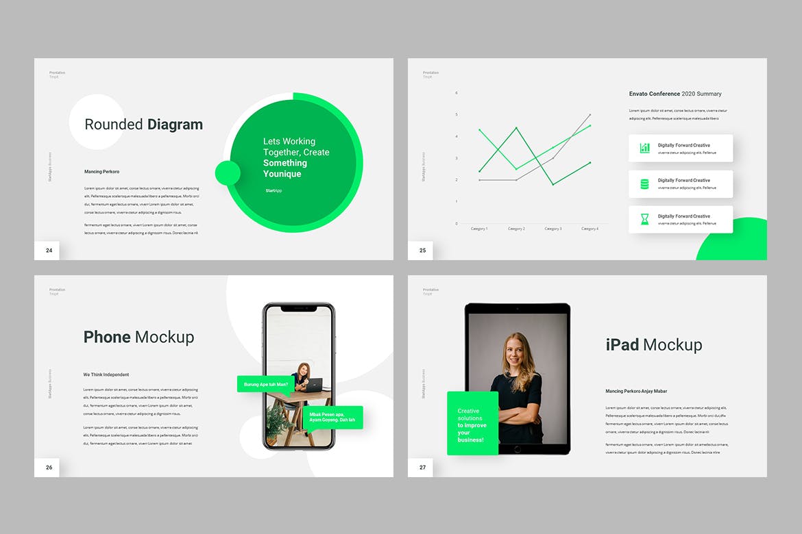 用于多用途演示的专业PPT模板(PPTX)