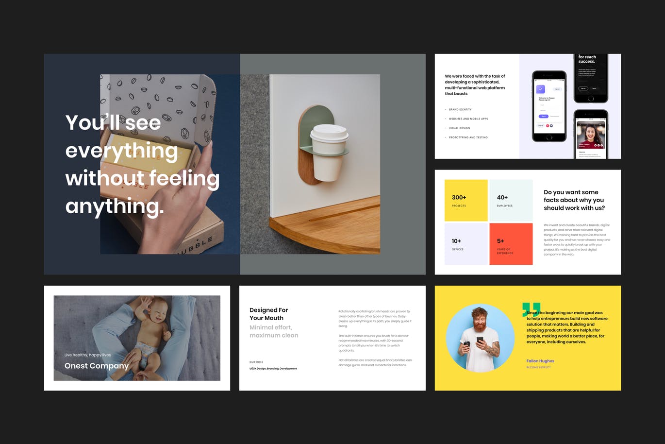 时尚高端简约多用途的现代流行风格powerpoint提案幻灯片演示模板（pptx）