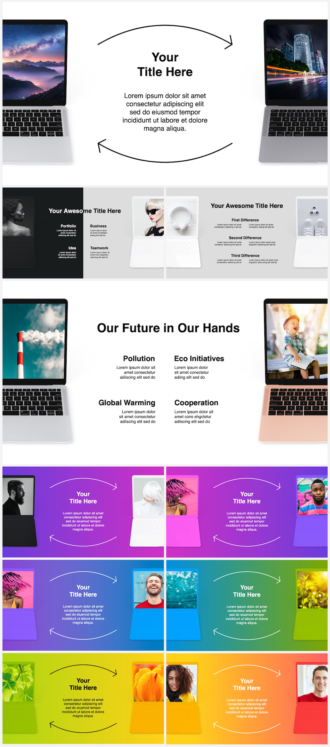 600+动画样机/动画信息图表/PowerPoint演示文稿[1.73GB]