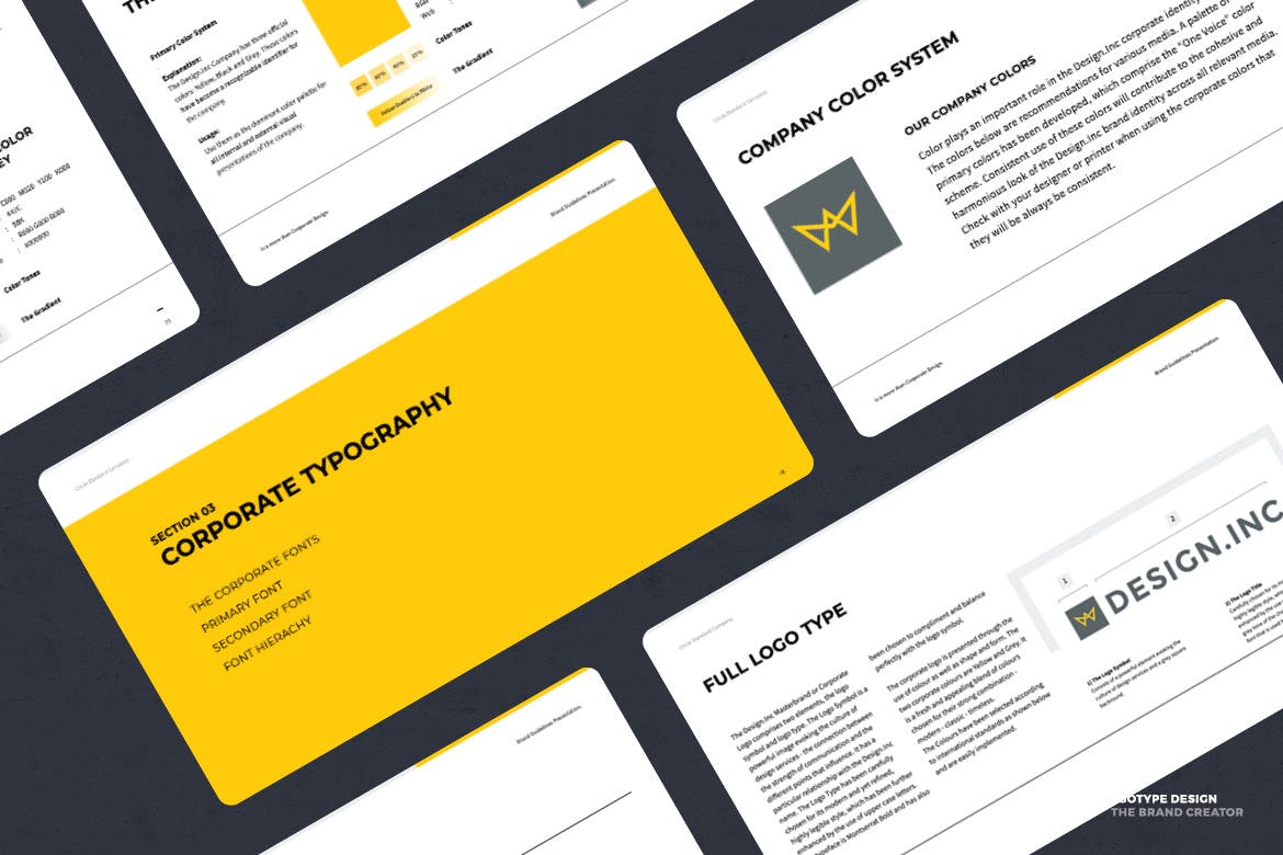 多功能品牌手册PPT模板下载(PPTX)