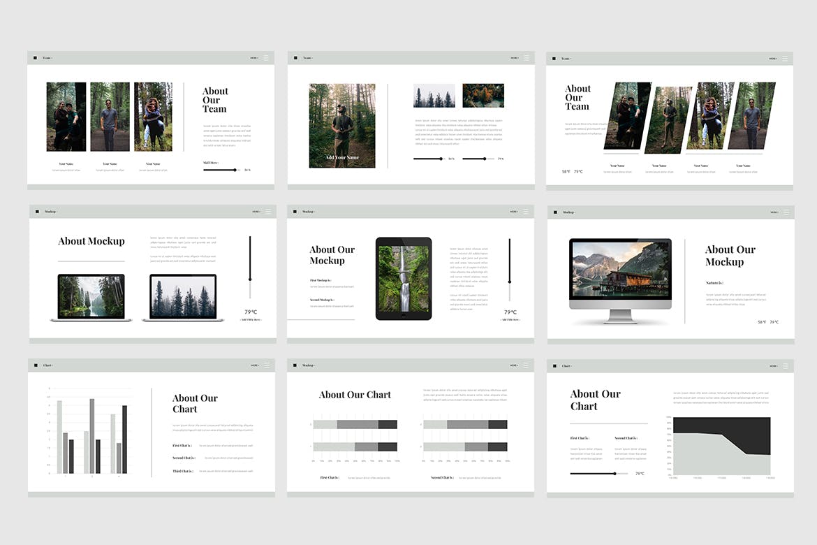 简洁大气的PPT模板下载(PPTX)