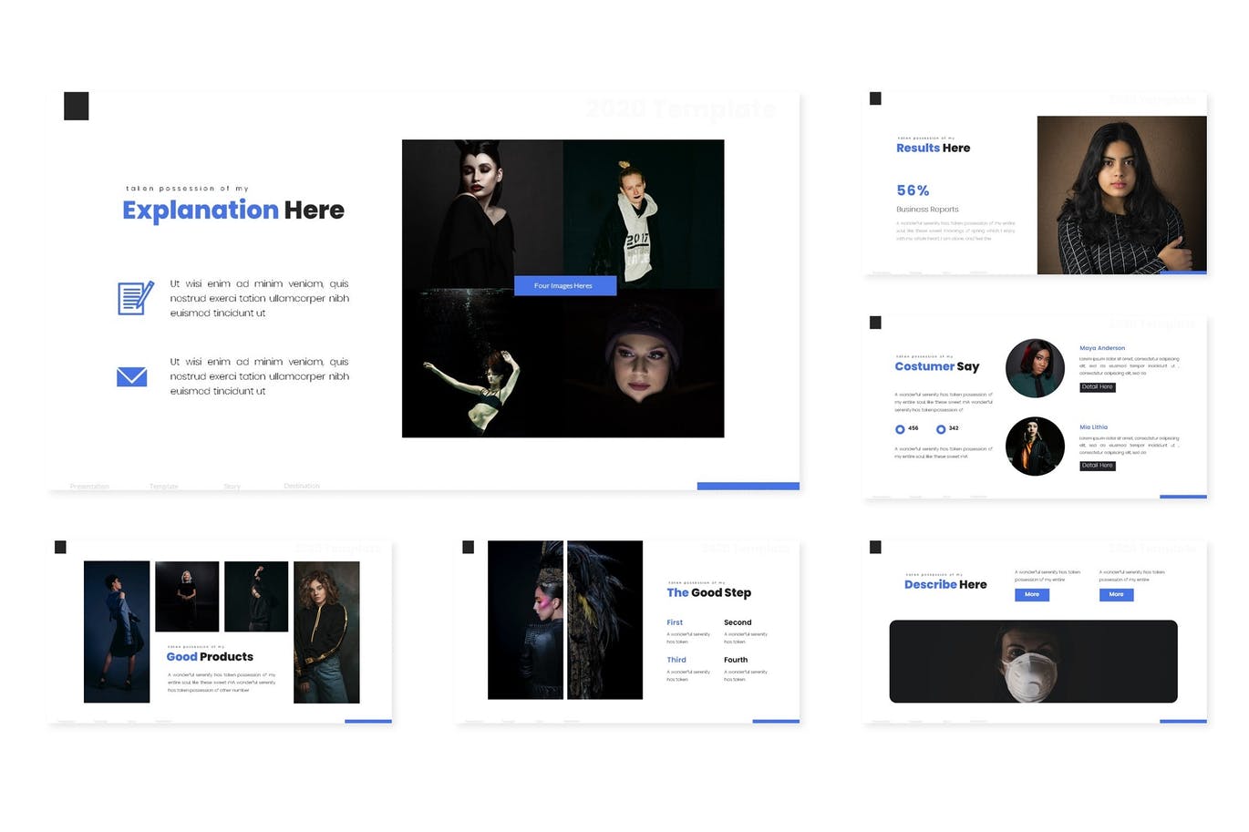时尚高端多用途的大数据powerpoint幻灯片演示模板（pptx）