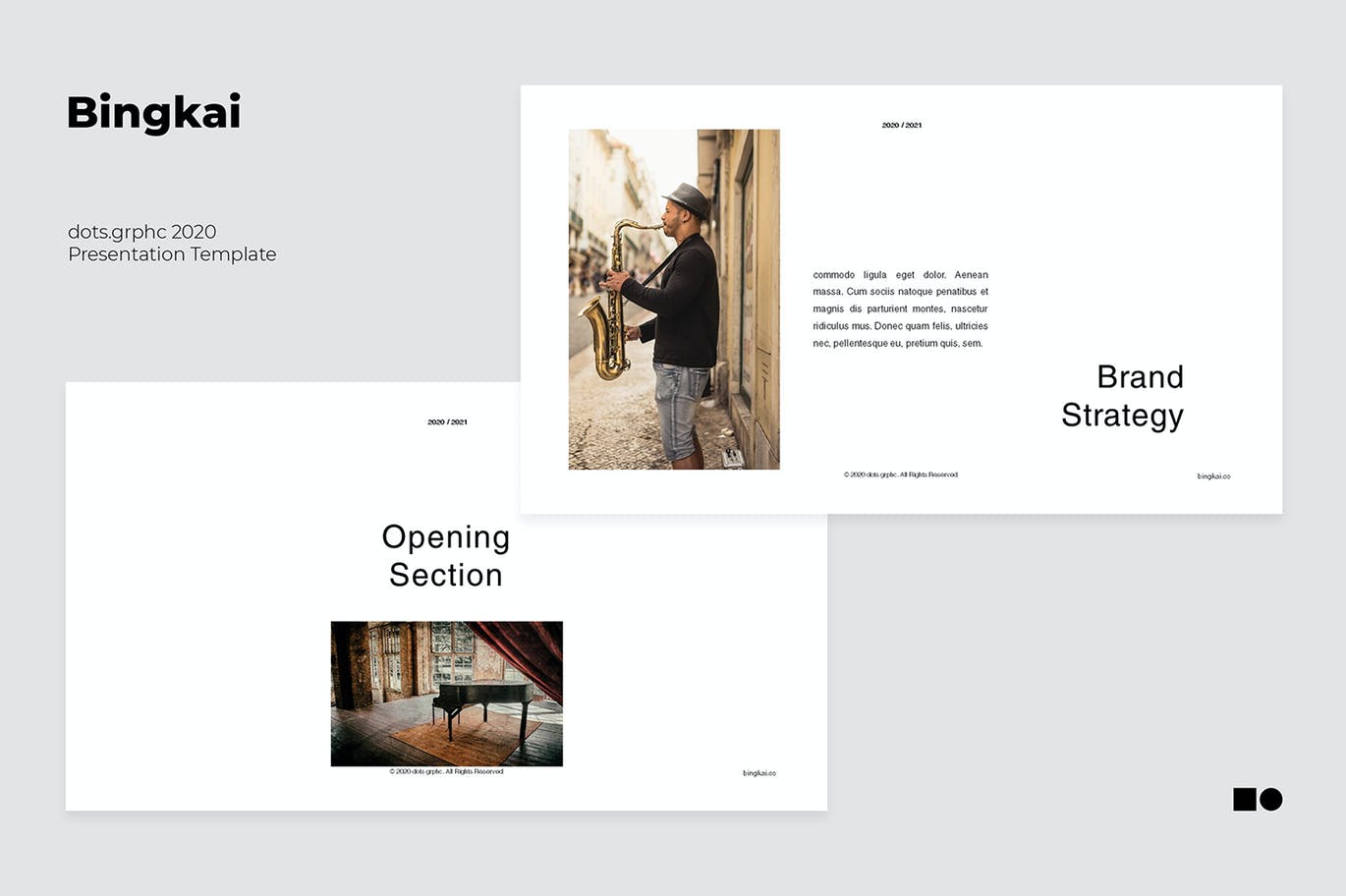 时尚高端简约清新多用途的高品质powerpoint幻灯片演示模板（pptx）