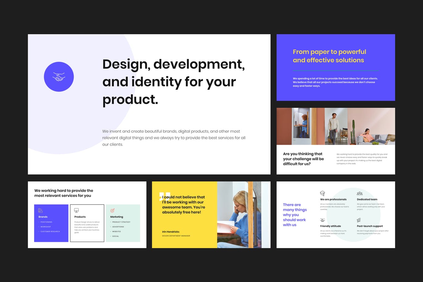 时尚高端简约多用途的现代流行风格powerpoint提案幻灯片演示模板（pptx）