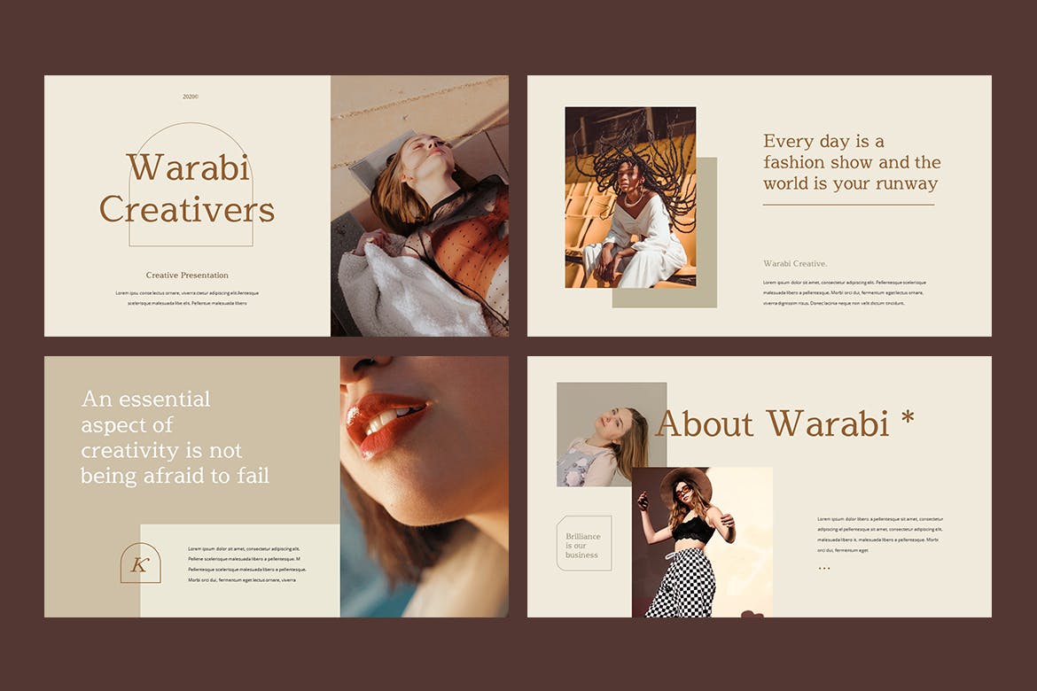 时尚高端专业的优雅高品质powerpoint幻灯片演示模板（pptx）