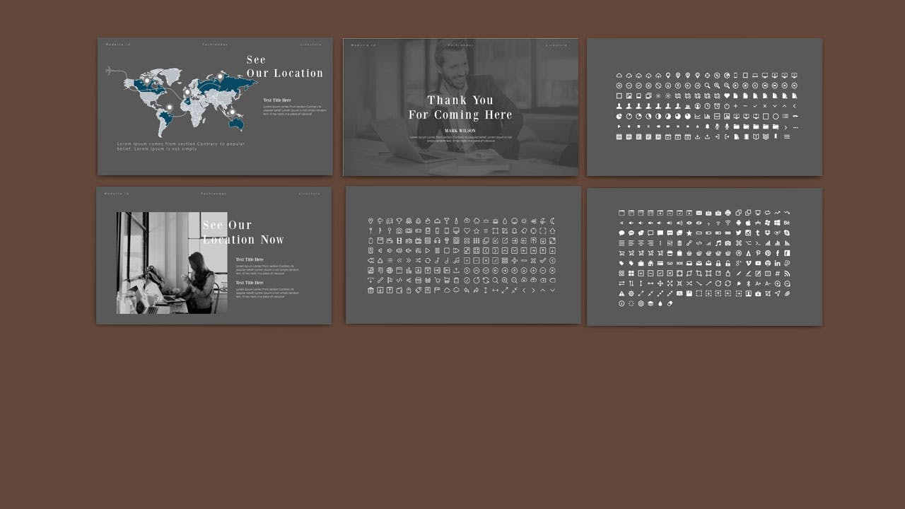 现代风格的PPT模板（PPTX）