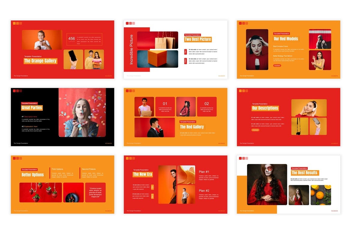 时尚醒目配色的高品质多用途大数据powerpoint幻灯片演示模板（pptx）