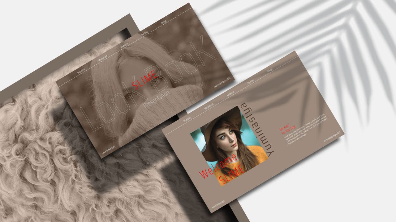 时尚高端简约优雅清新Google Slides谷歌幻灯片演示模板（pptx）