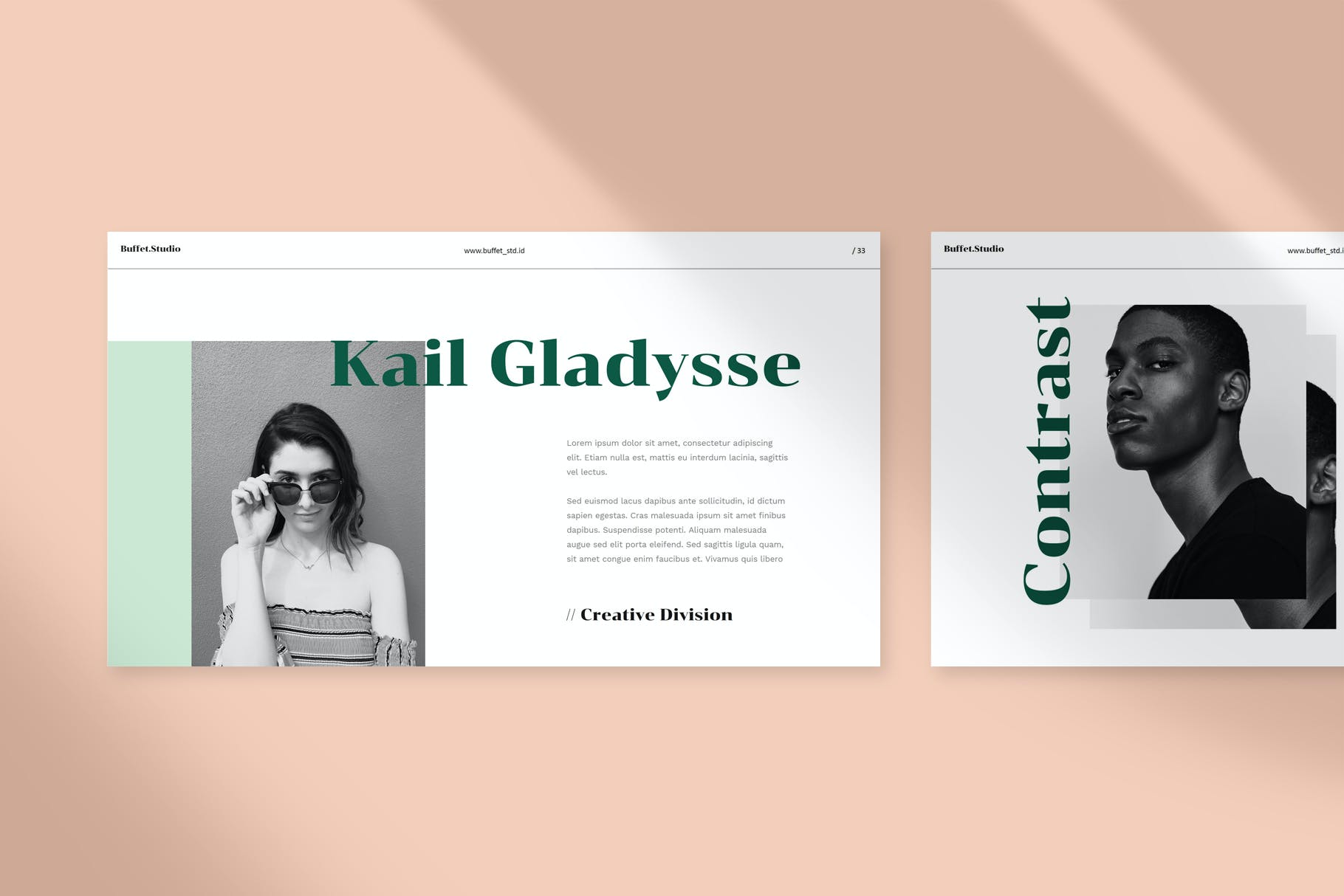 自助餐幻灯片PPT模板（PPTX）