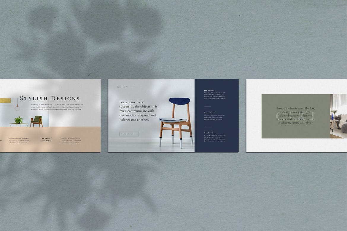 时尚高端简约清新多用途的高品质powerpoint幻灯片演示模板（pptx）