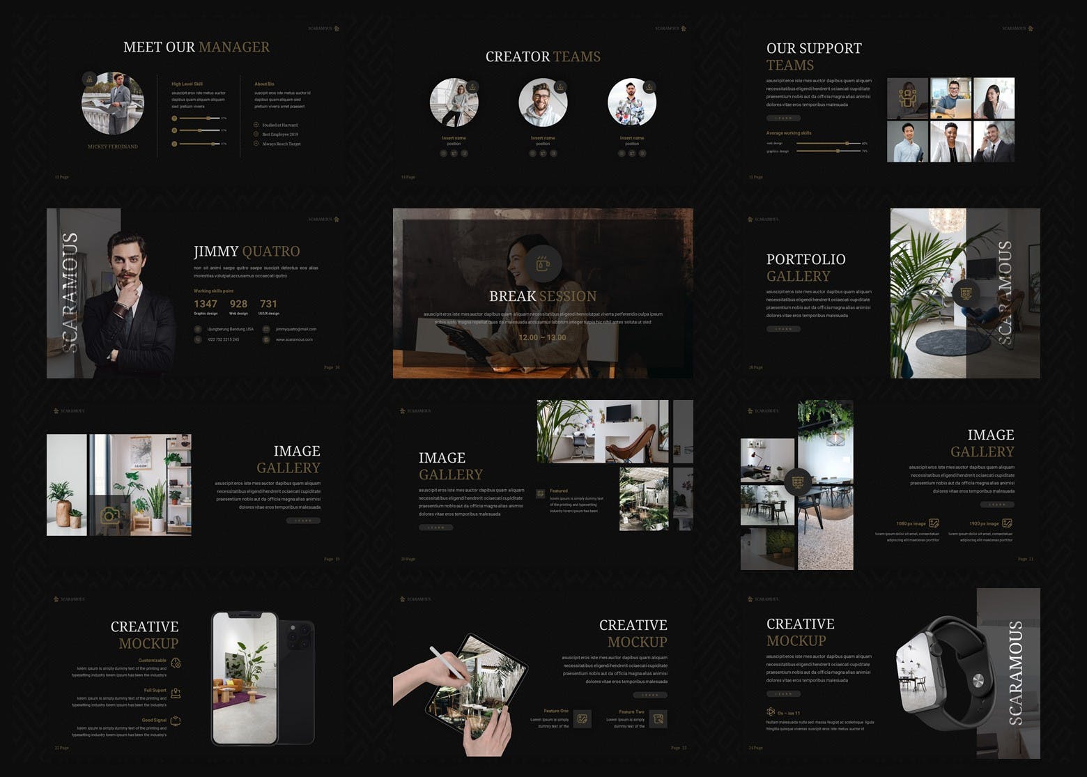 简洁个性的时尚PPT模板（PPTX）