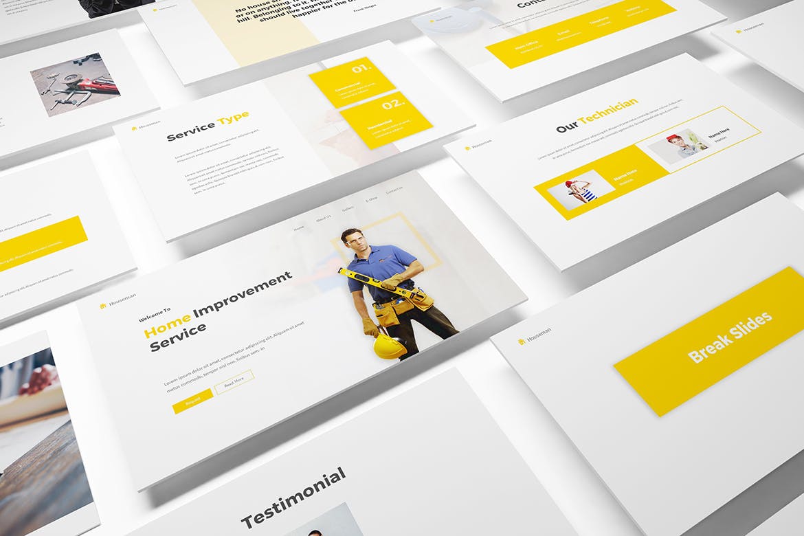 家政服务公司业务介绍PPT模板（PPTX）