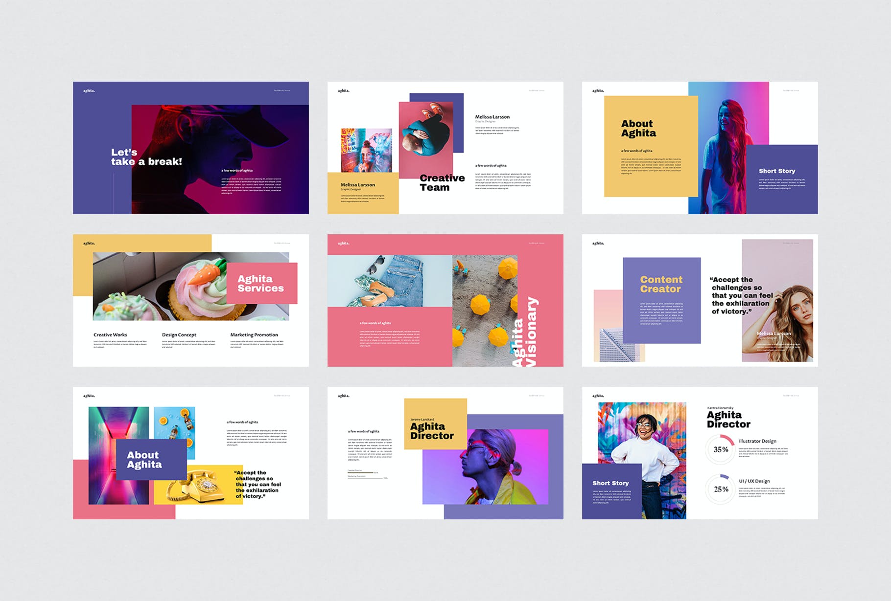 时尚品牌PPT模板下载(PPTX)