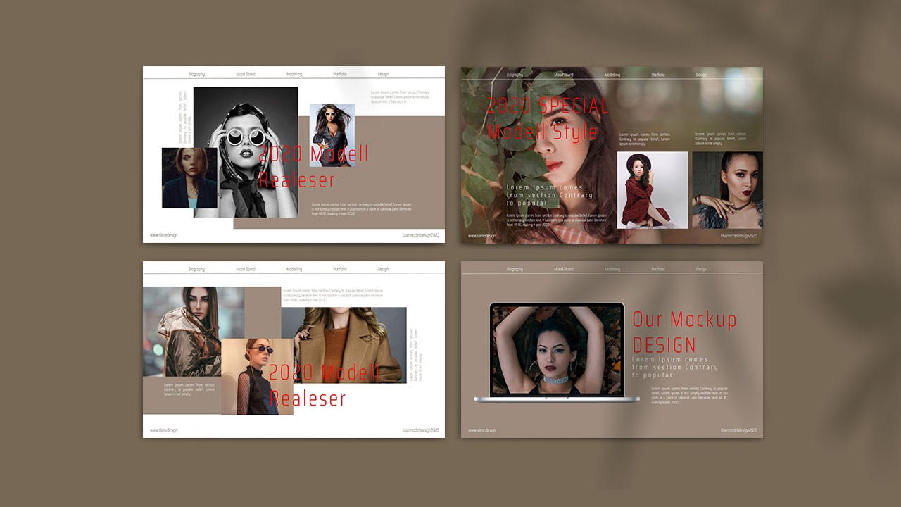 时尚高端简约优雅清新Google Slides谷歌幻灯片演示模板（pptx）