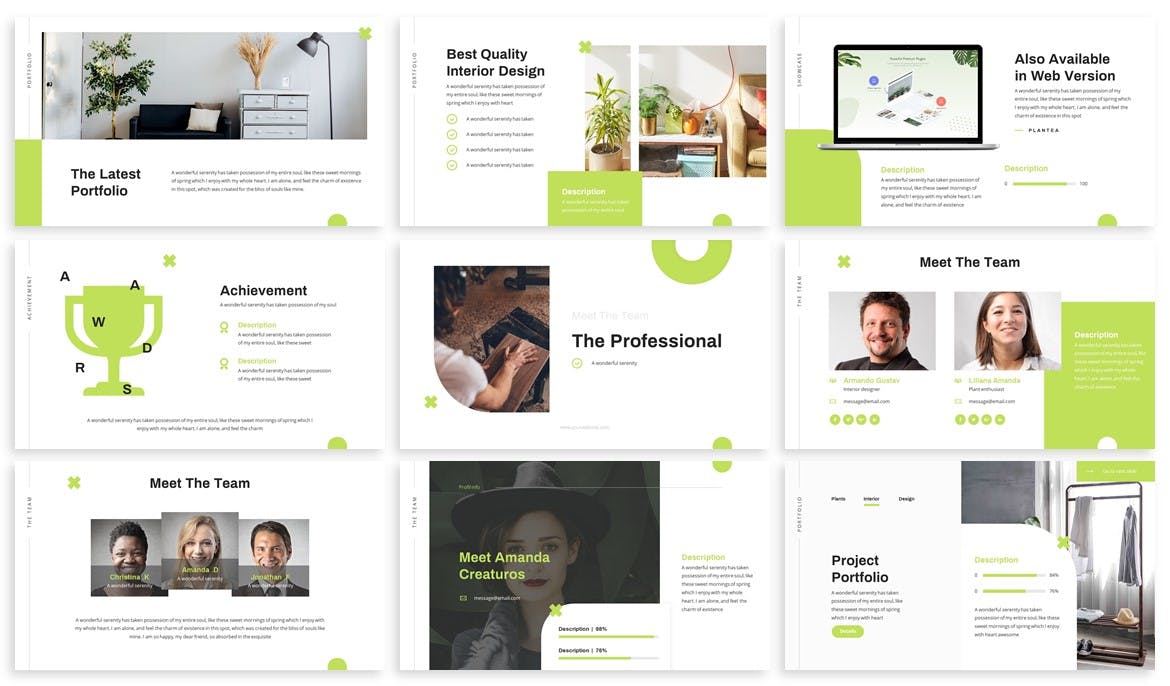 清新时尚简约多用途的高品质大数据powerpoint幻灯片演示模板（pptx）