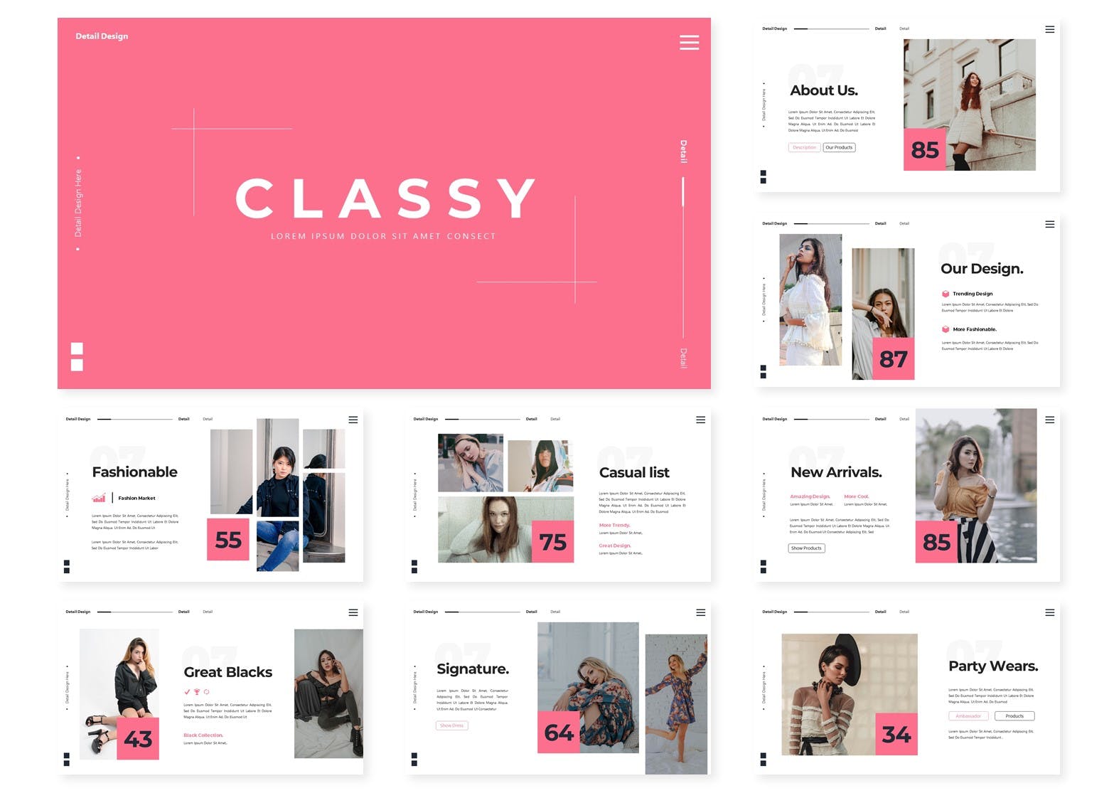 经典的| Powerpoint模板 [PPTX]