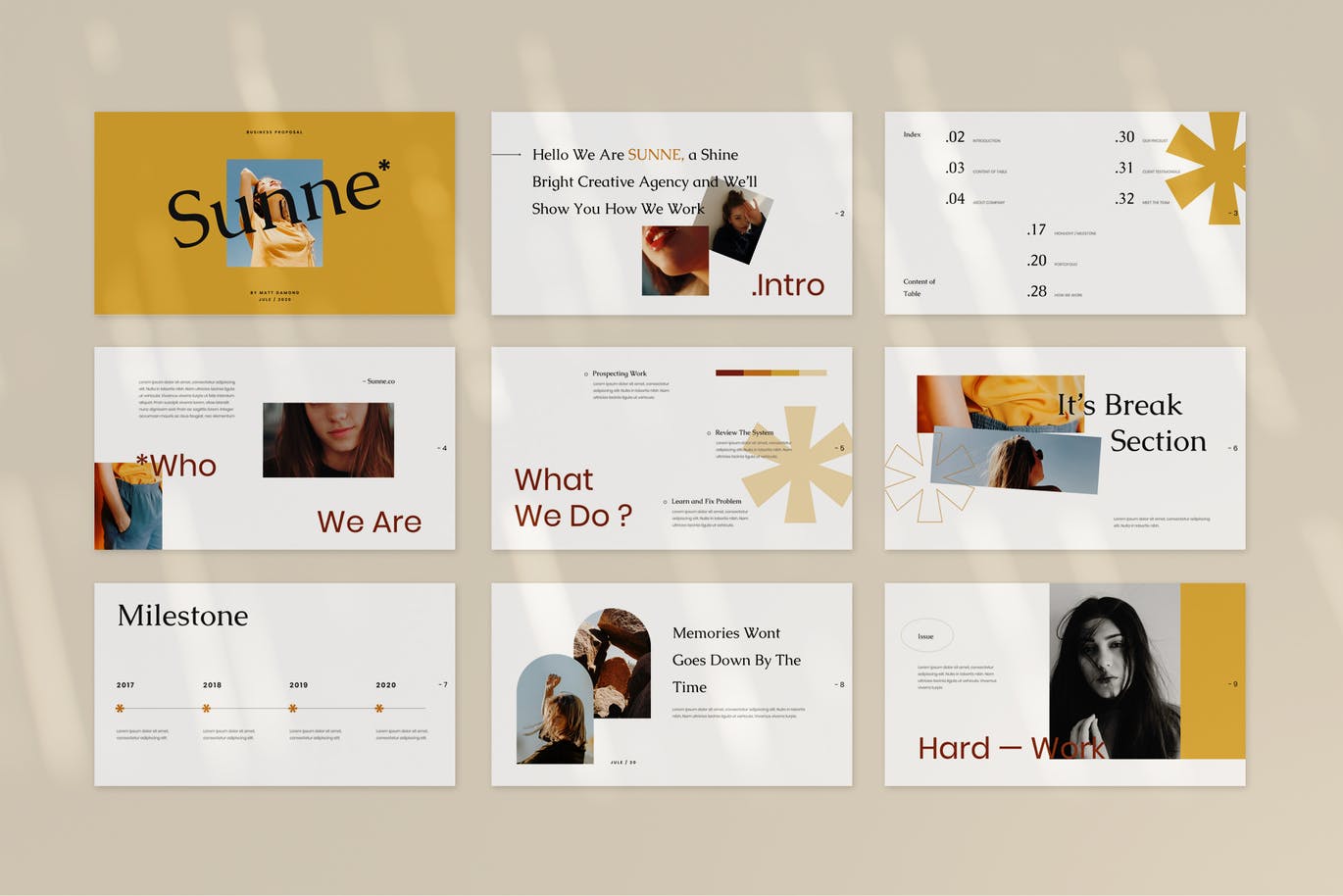 时尚高端创意多用途的高品质优雅powerpoint幻灯片演示模板（pptx）