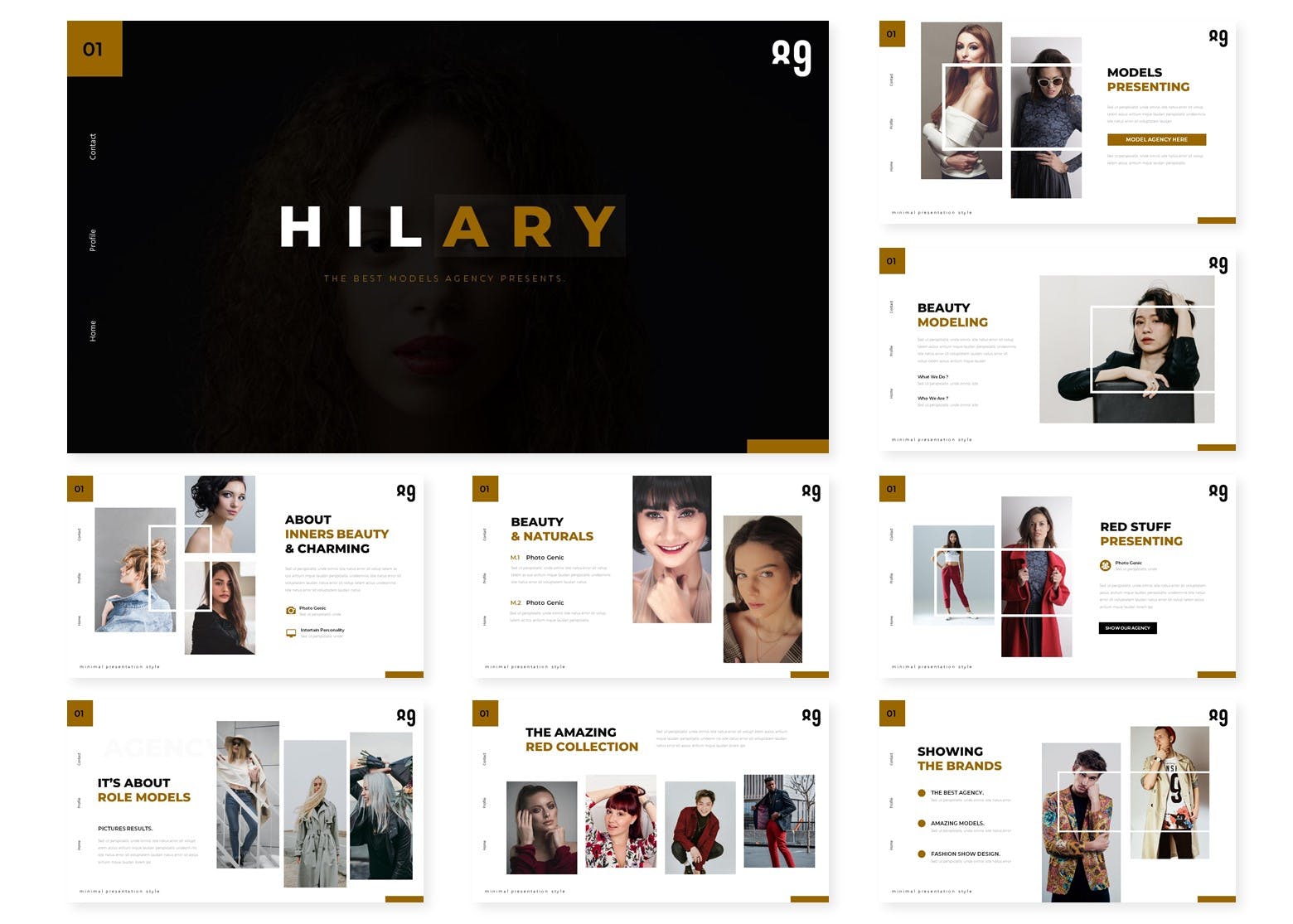 时尚高端的PPT模板下载（PPTX）