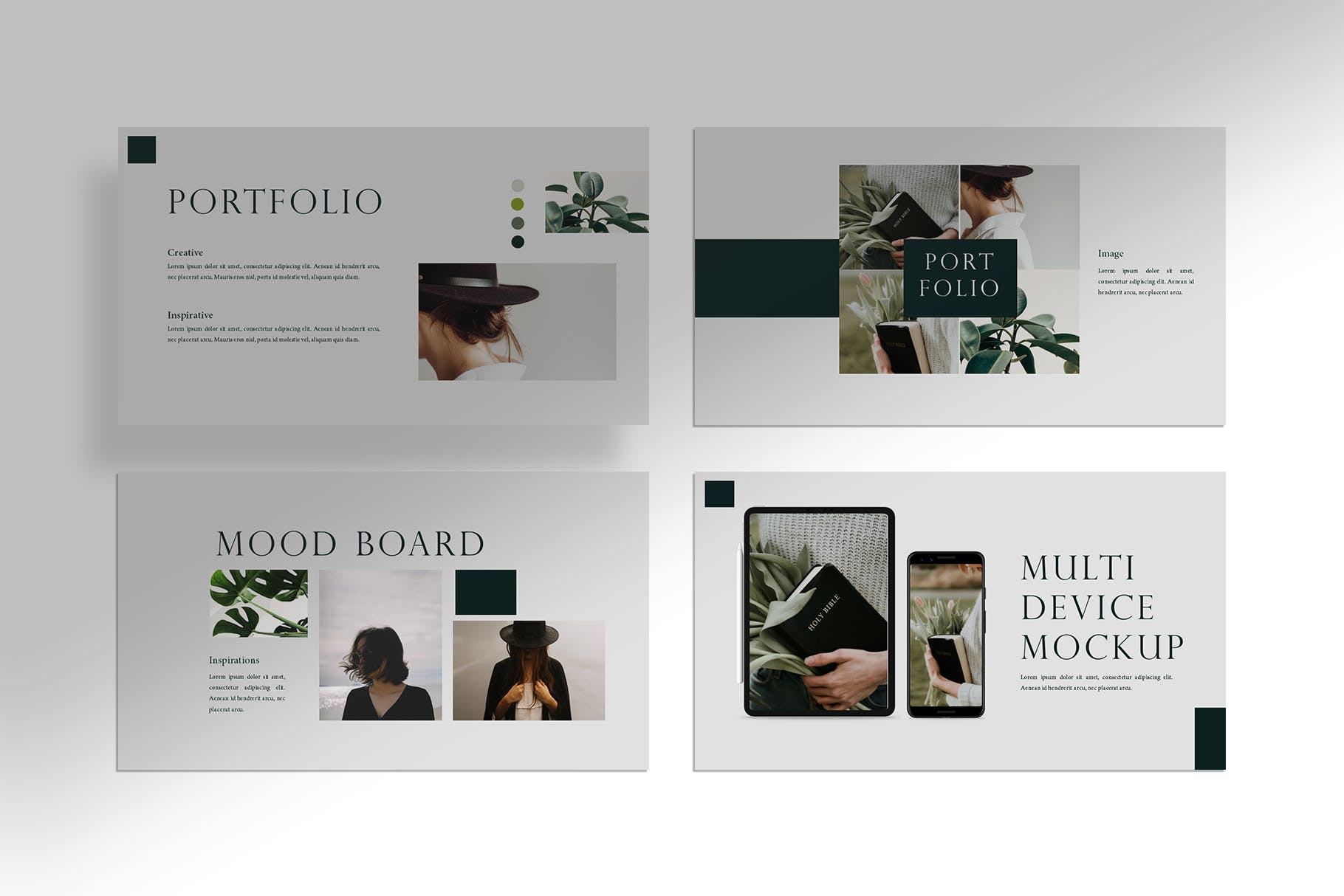 专业极简主义时尚杂志风格PPT模板下载(PPTX)