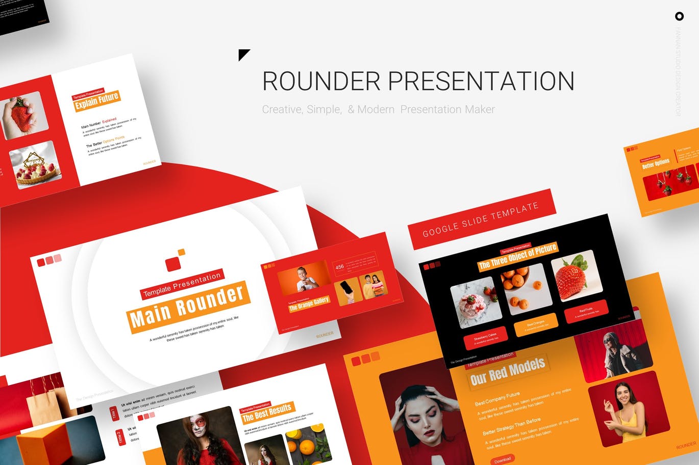 时尚醒目配色的高品质多用途大数据powerpoint幻灯片演示模板（pptx）