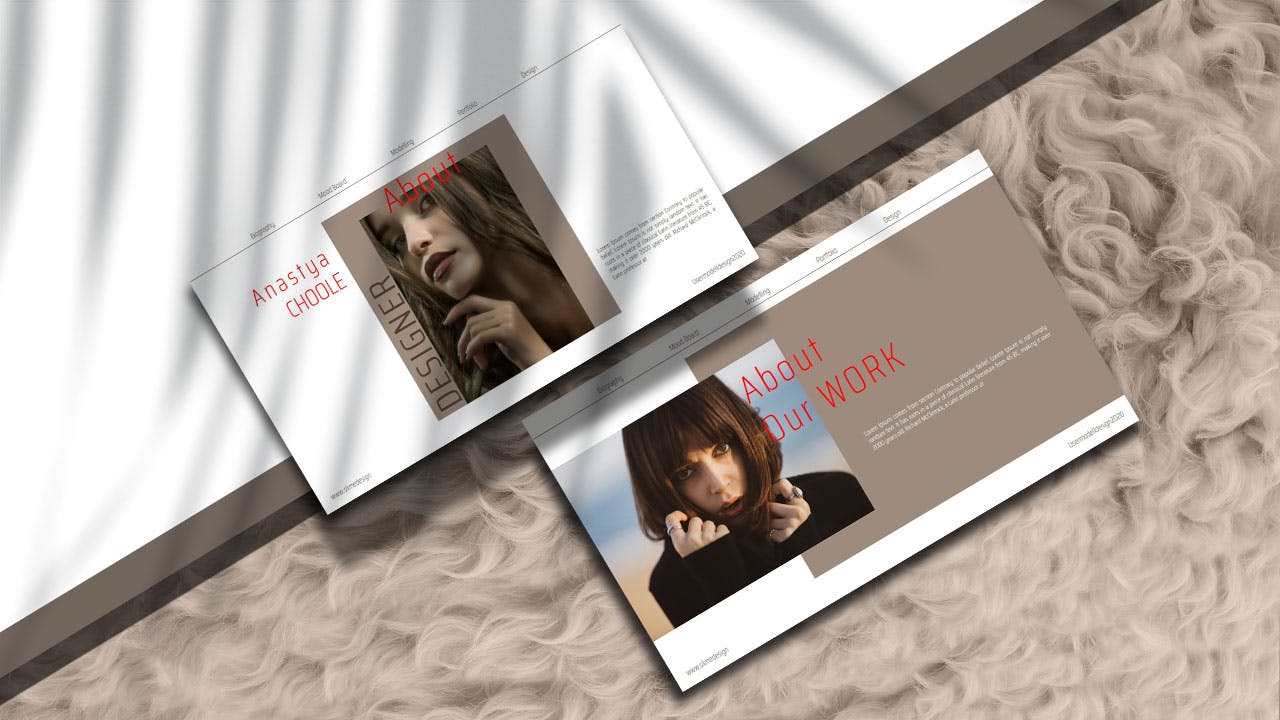 时尚高端简约优雅清新Google Slides谷歌幻灯片演示模板（pptx）