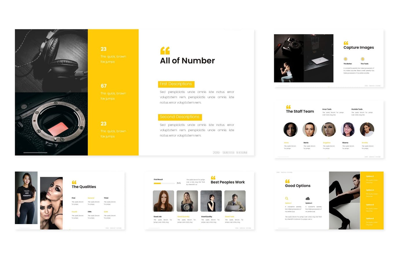 简约好用的高品质专业powerpoint幻灯片演示模板（pptx）