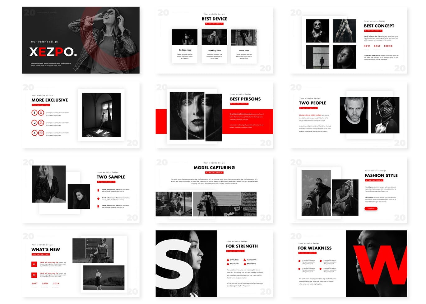 带有SWOT分析的高品质大数据Google Slides谷歌幻灯片演示模板（pptx）