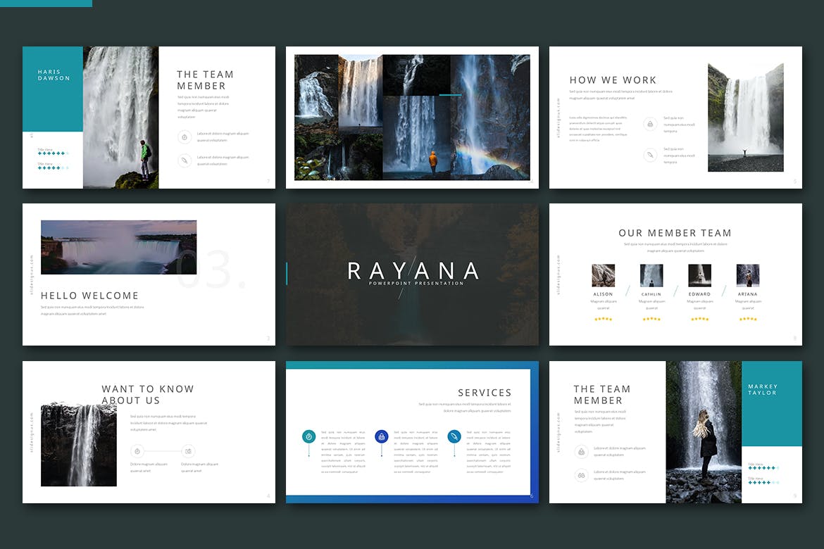 时尚高端专业的高品质多用途powerpoint幻灯片演示模板（pptx）