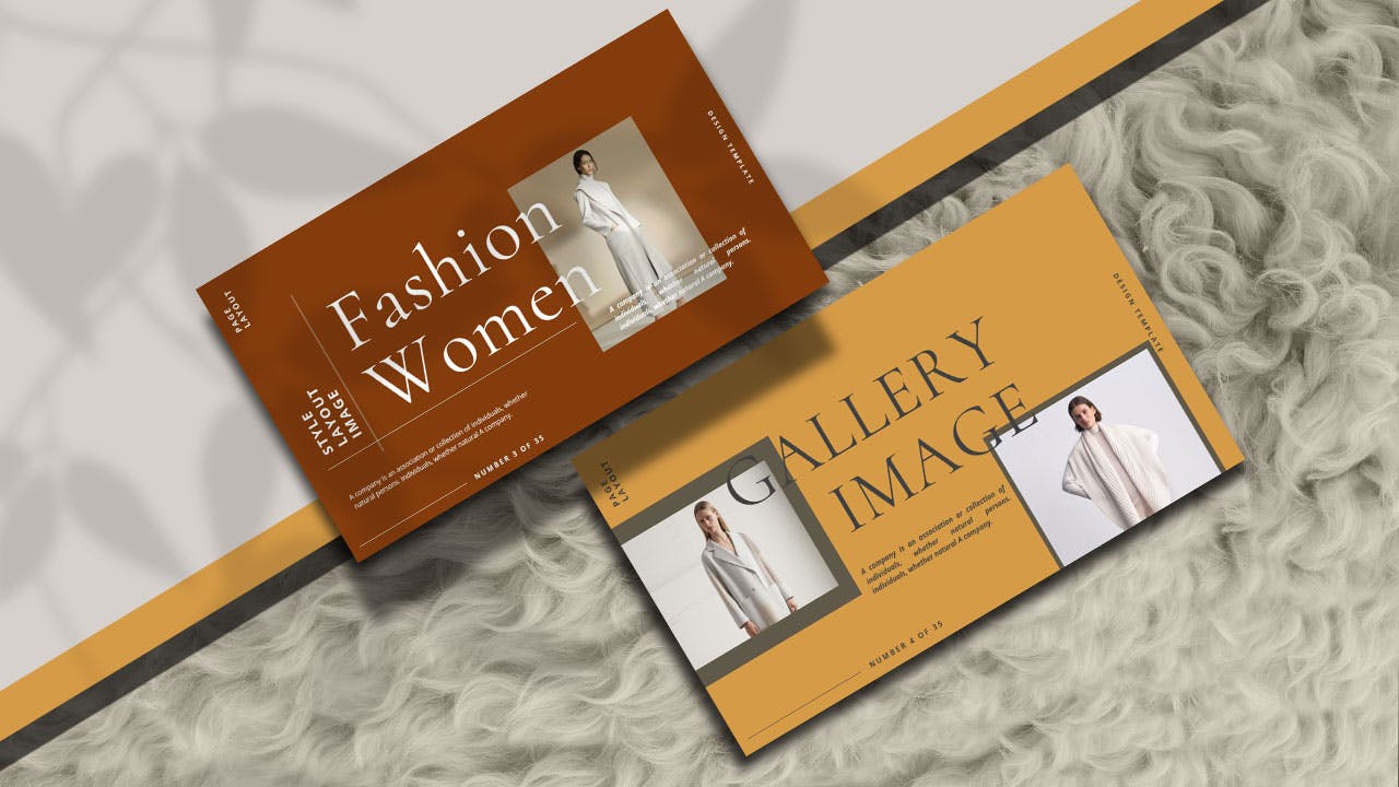 复古时尚的PPT模板下载（PPTX）