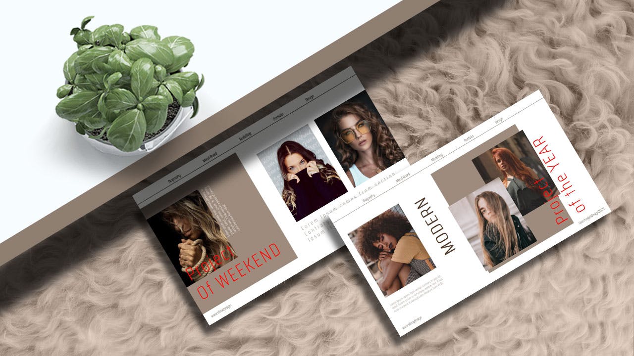 时尚高端简约优雅清新Google Slides谷歌幻灯片演示模板（pptx）