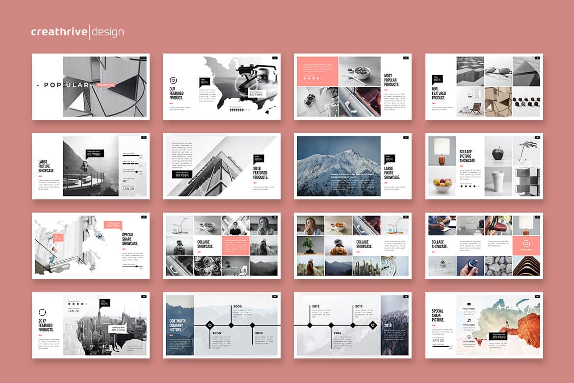 带有SWOT分析的高品质powerpoint大数据幻灯片演示模板（pptx）