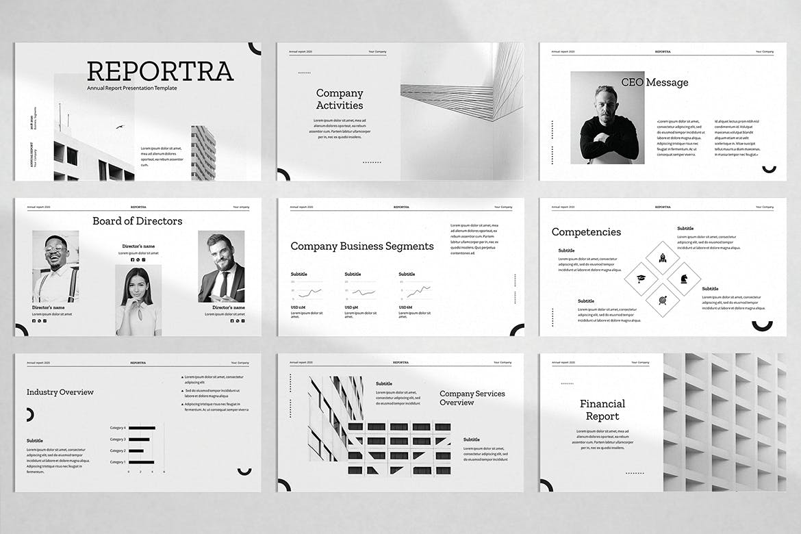 简约清新时尚多用途年度报告大数据powerpoint幻灯片演示模板（pptx）