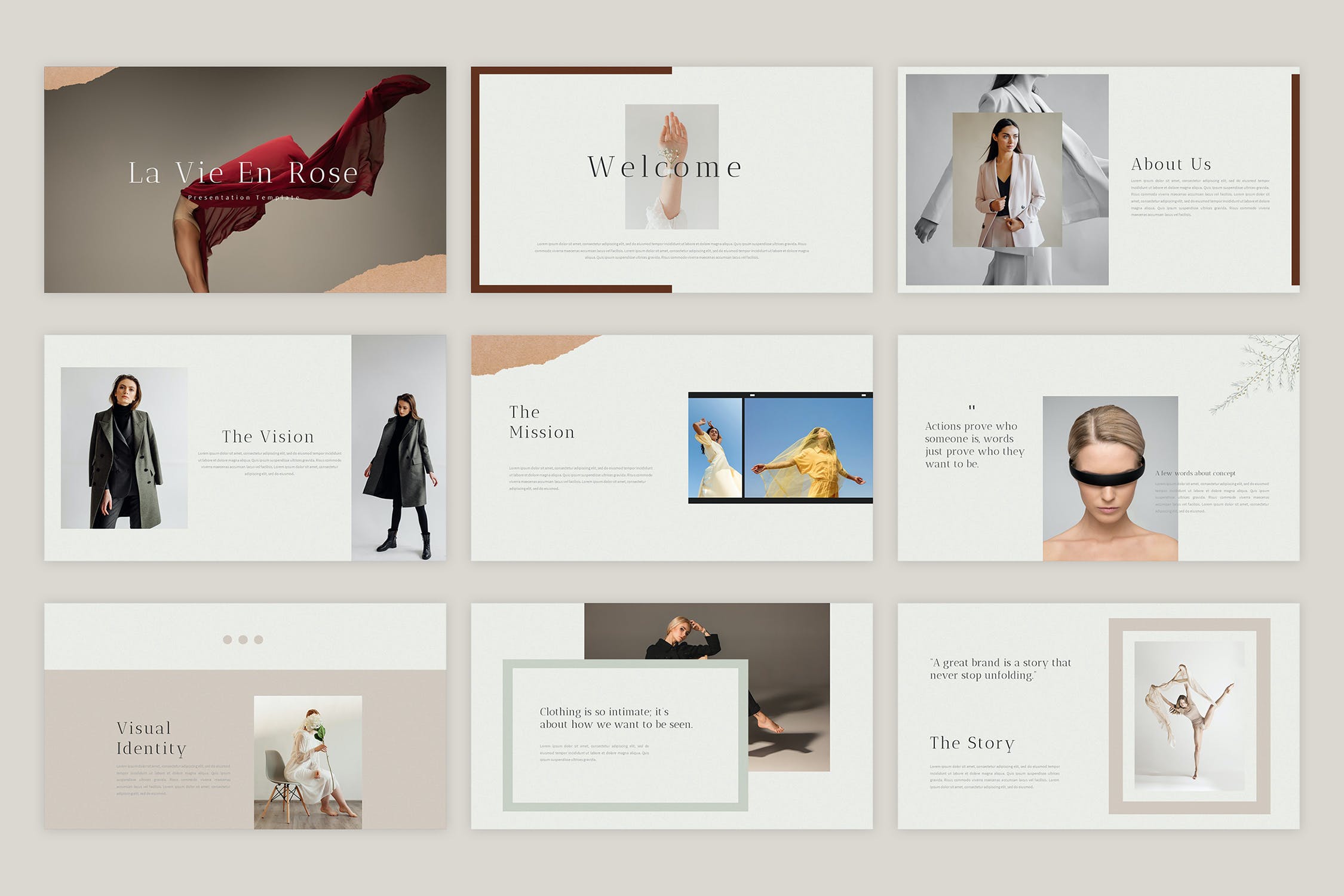 时尚优雅的PPT模板下载[PPTX]