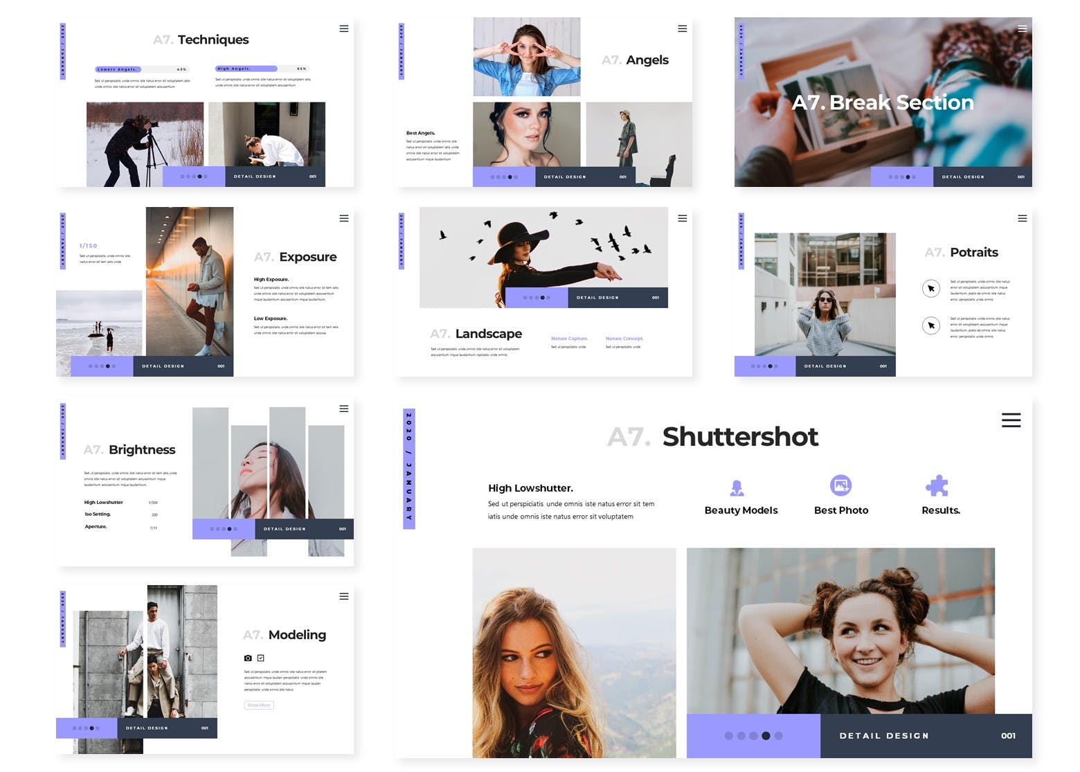 适合展示图片的PPT模板下载(PPTX)