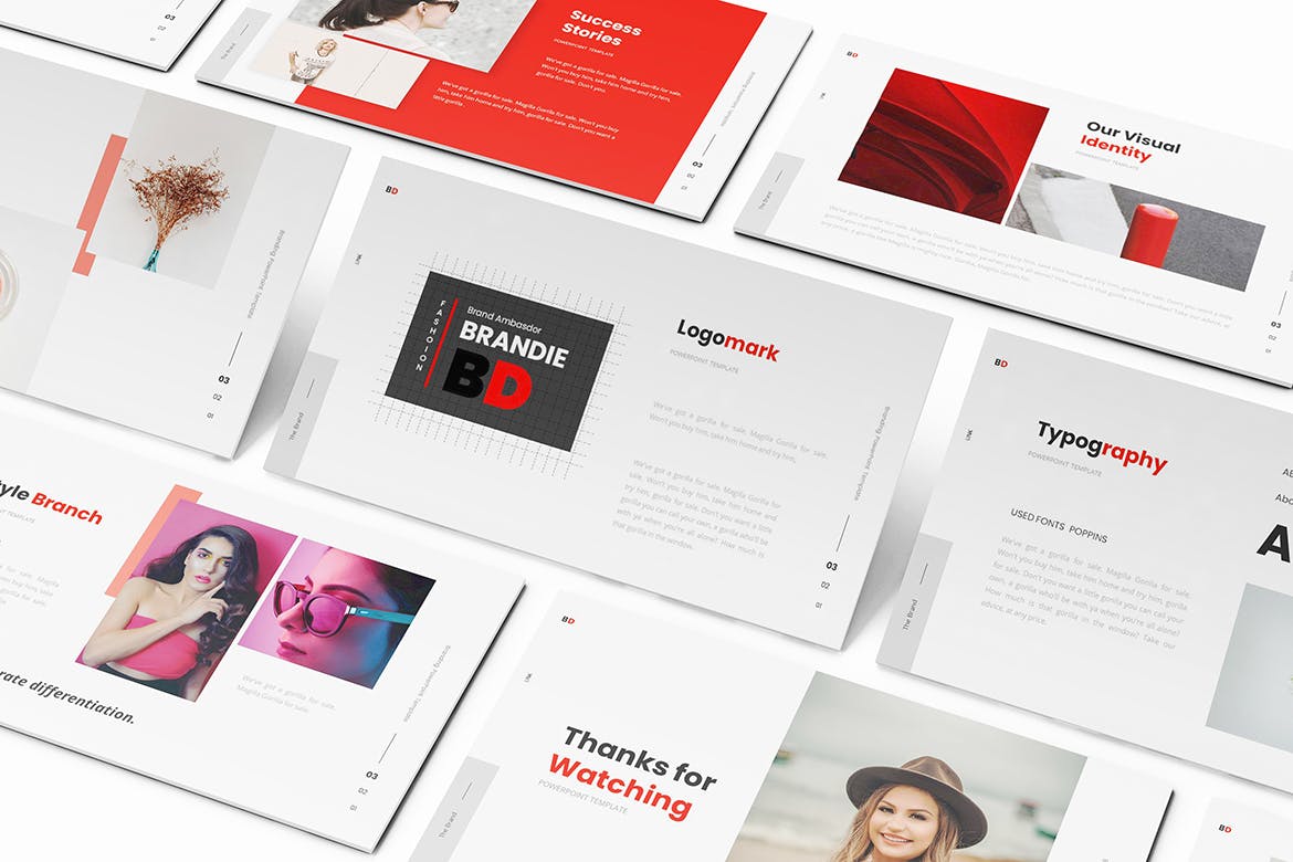 时尚高端简约清新多用途的高品质品牌主题演讲keynote幻灯片演示模板（key）