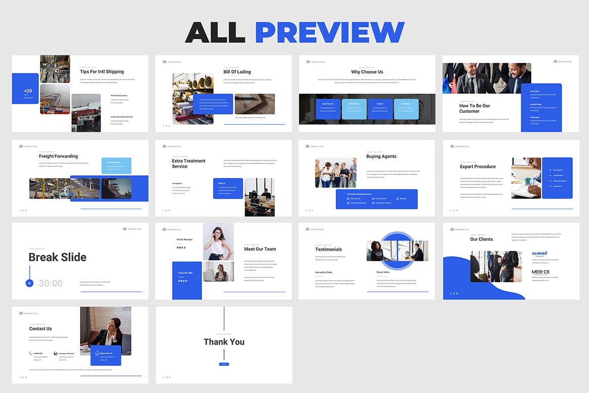 时尚高端专业的国际贸易主题powerpoint幻灯片演示模板(pptx)