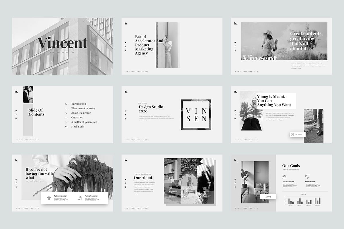 干净有创意的PPT模板下载(PPTX)