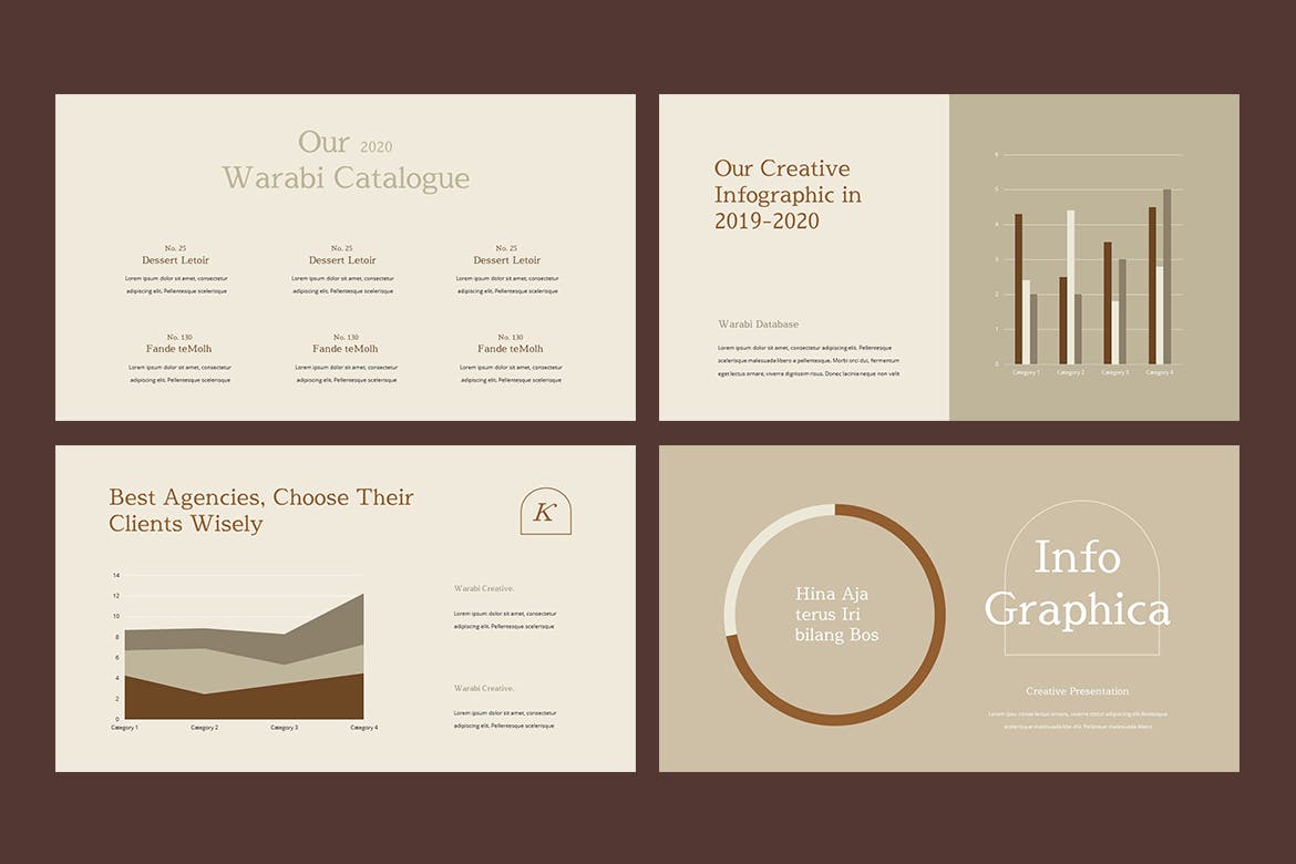 时尚高端专业的高品质时尚lookbook Google Slides谷歌幻灯片演示模板（pptx）