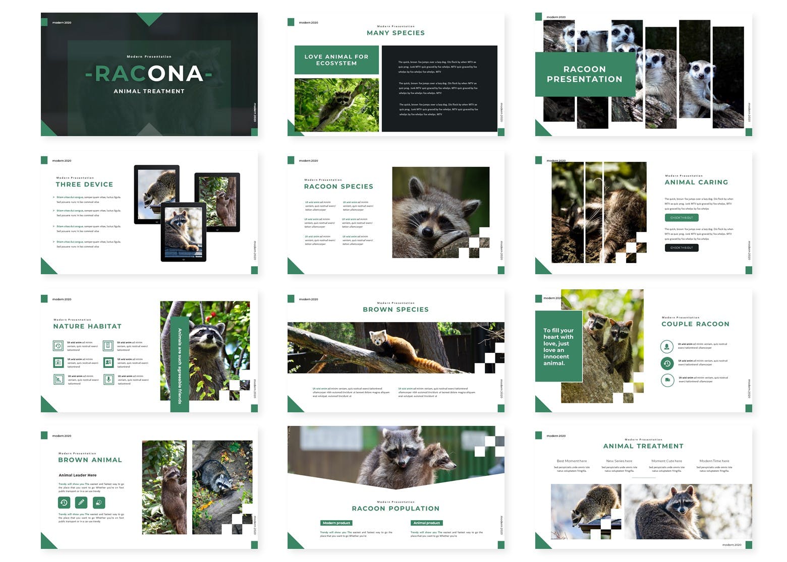 绿色商业计划书PPT模板下载（PPTX）