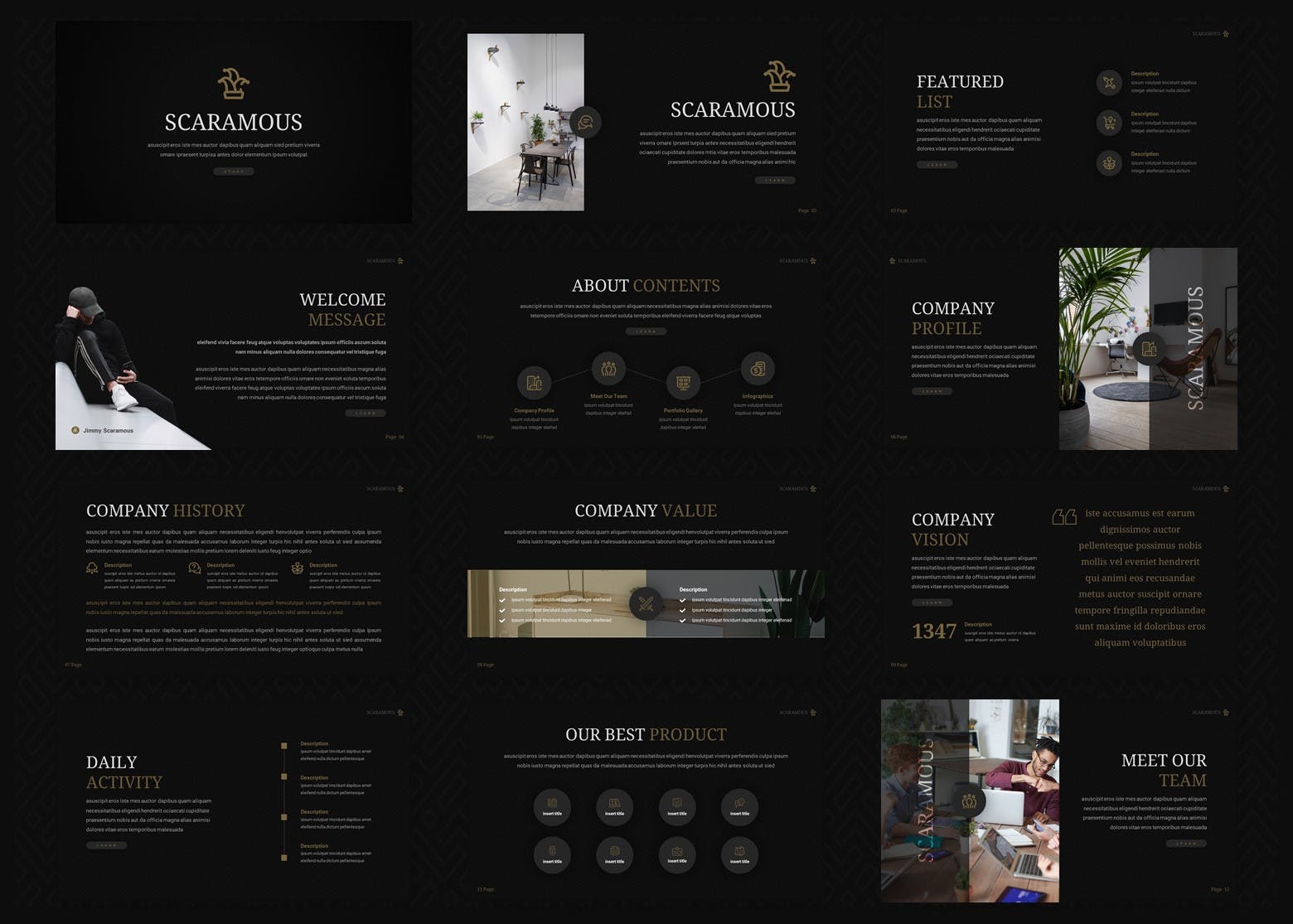 简洁个性的时尚PPT模板（PPTX）