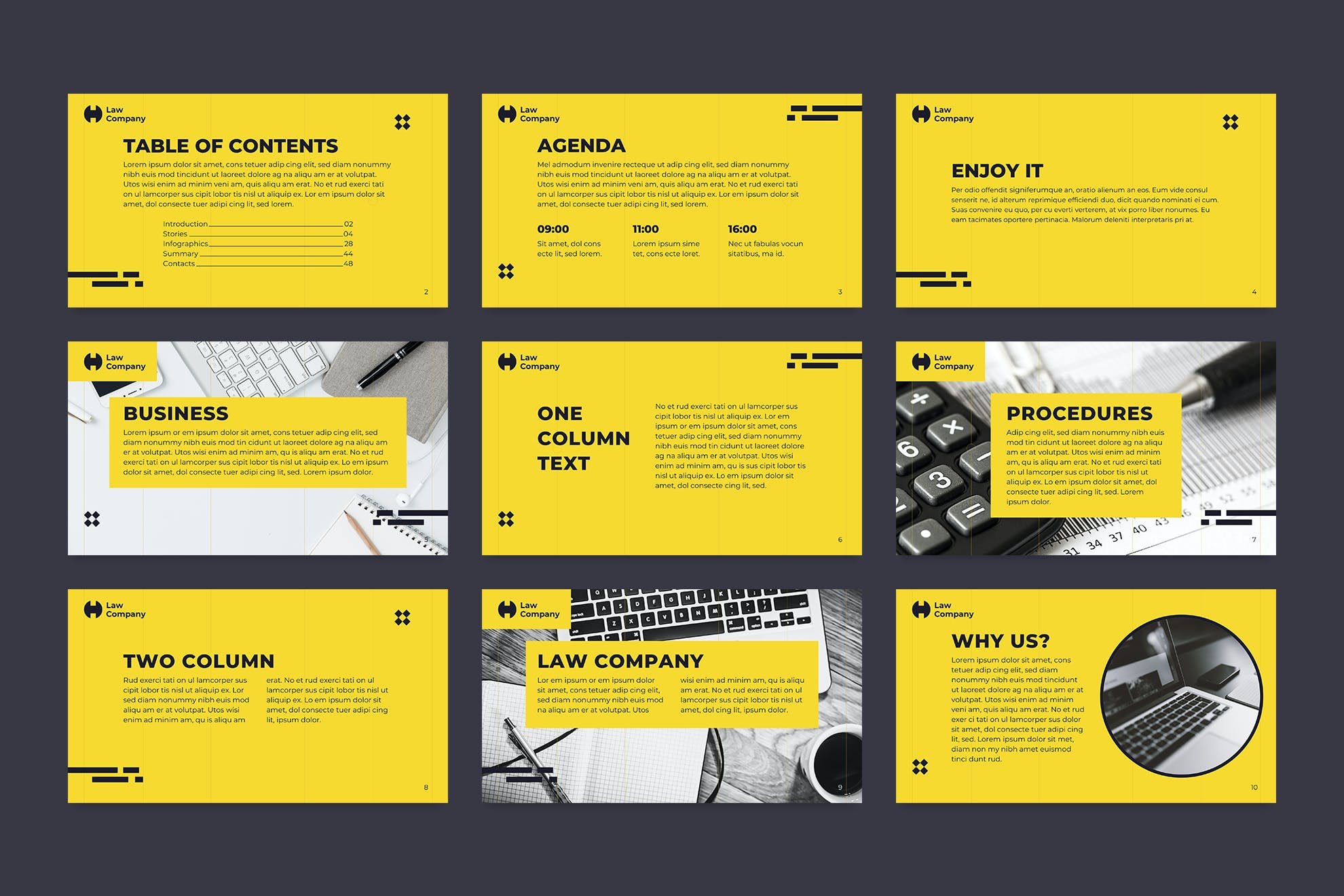 法律服务介绍PPT模板下载