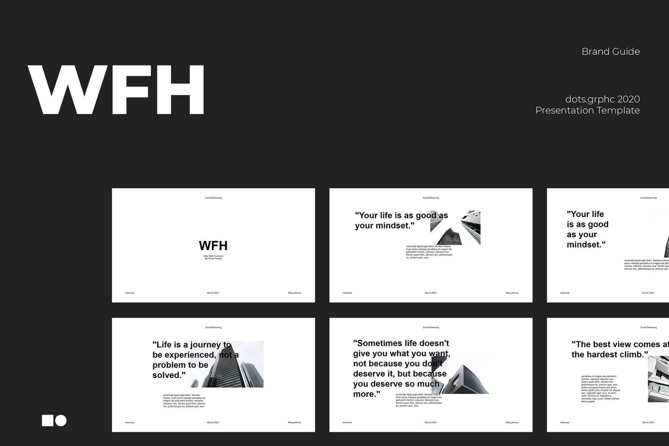 时尚高端简约多用途的高品质powerpoint幻灯片演示模板（pptx）