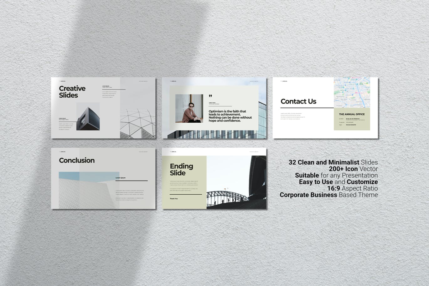 高端简约时尚多用途的高品质keynote幻灯片演示模板(key)