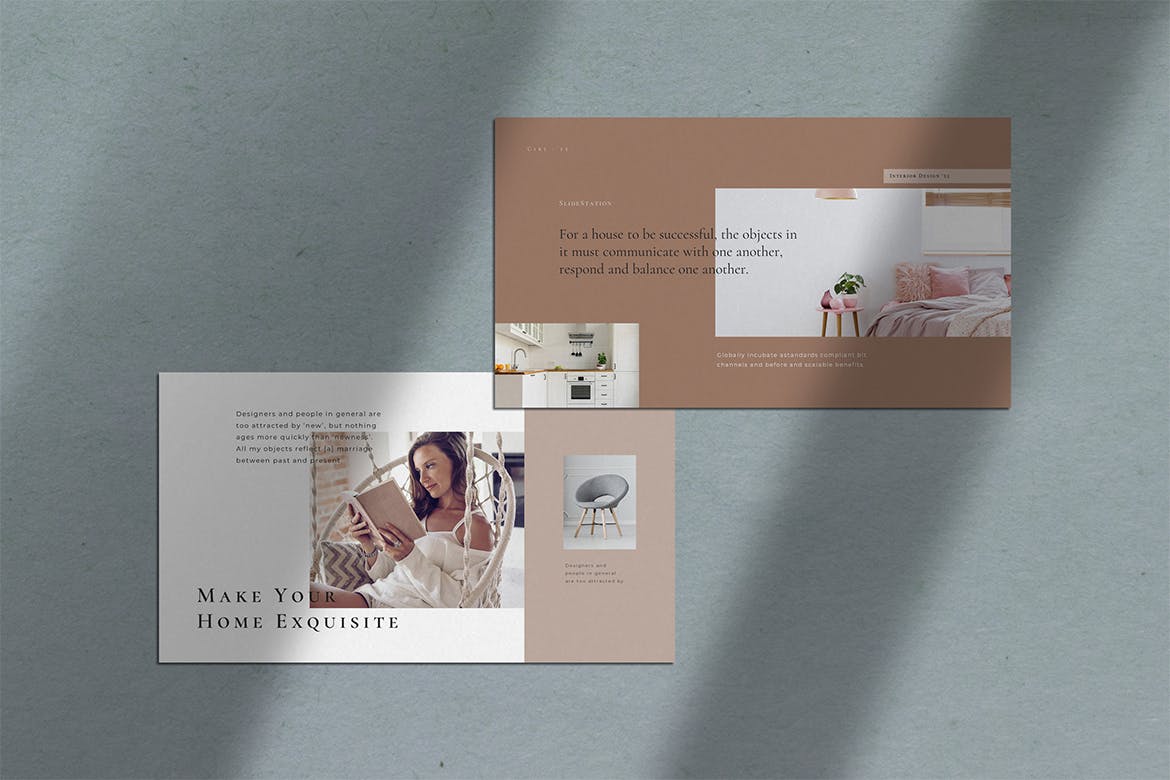 时尚高端简约清新多用途的高品质powerpoint幻灯片演示模板（pptx）