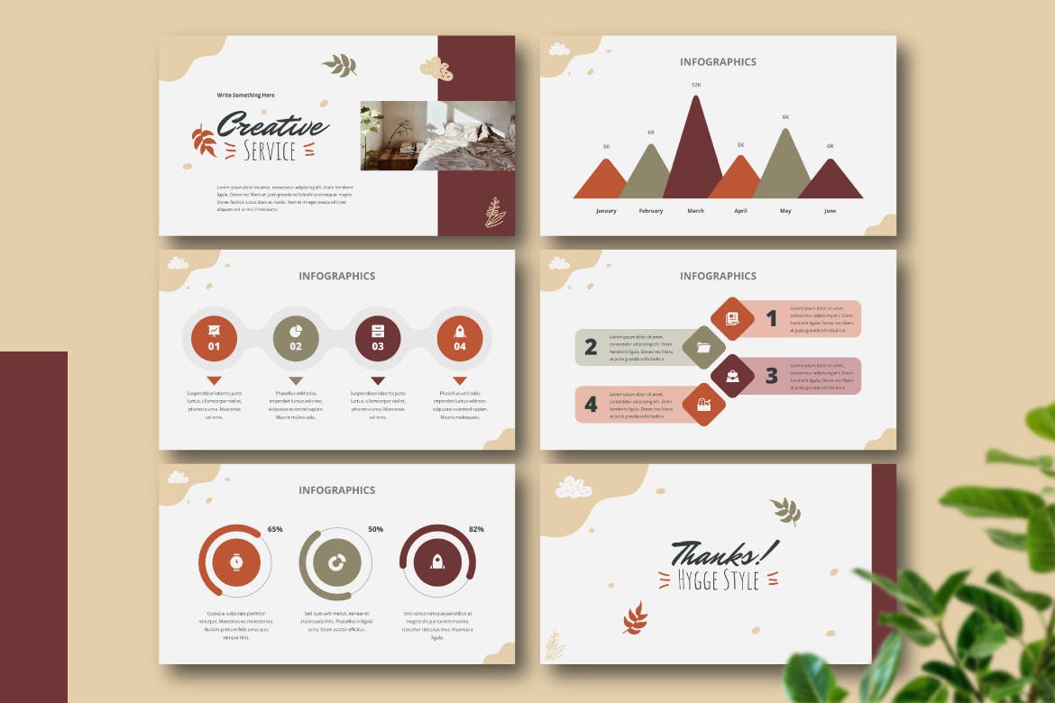 海格风格的Powerpoint模板 (PPTX)