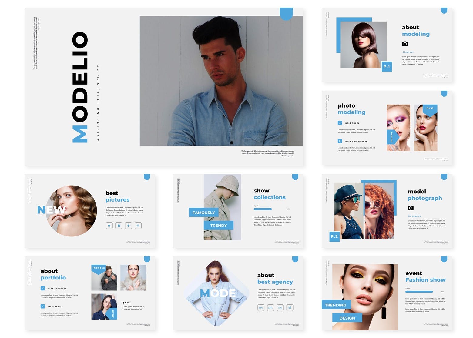 极简主义时尚PPT模板（PPTX）