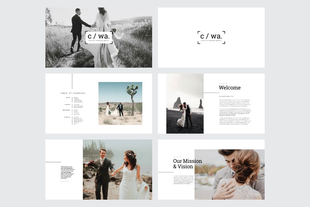 婚礼主题的PPT模板下载(PPTX)