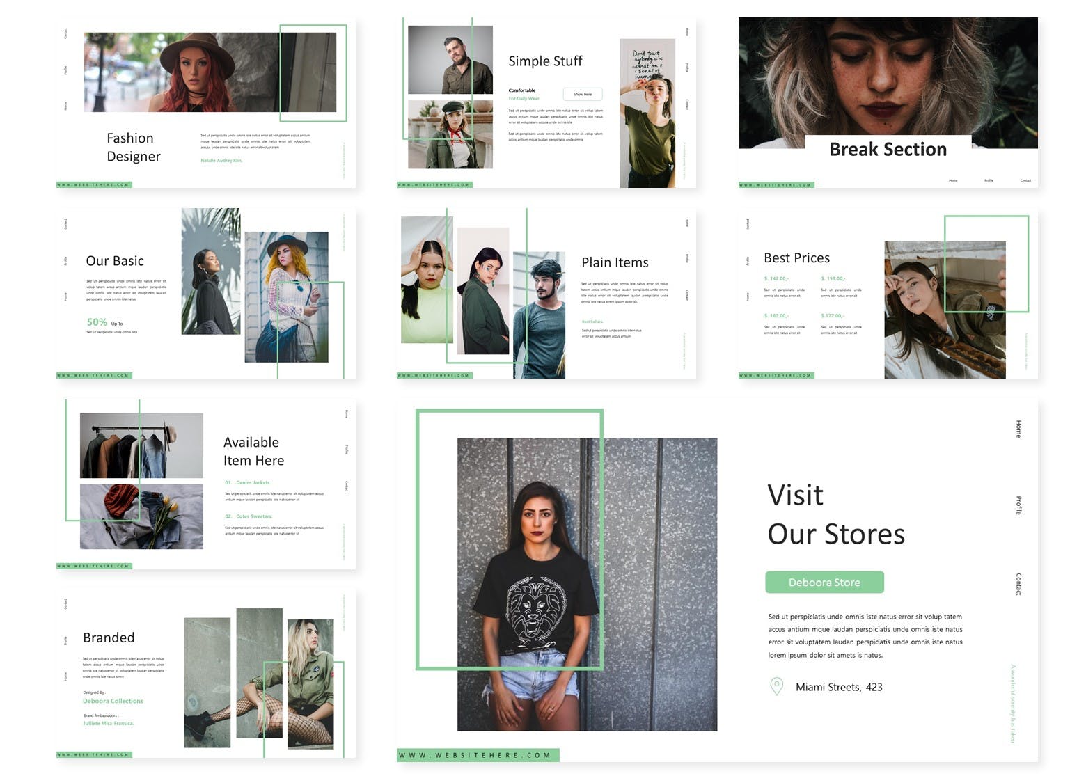 时尚的商业计划书PPT模板(PPTX)