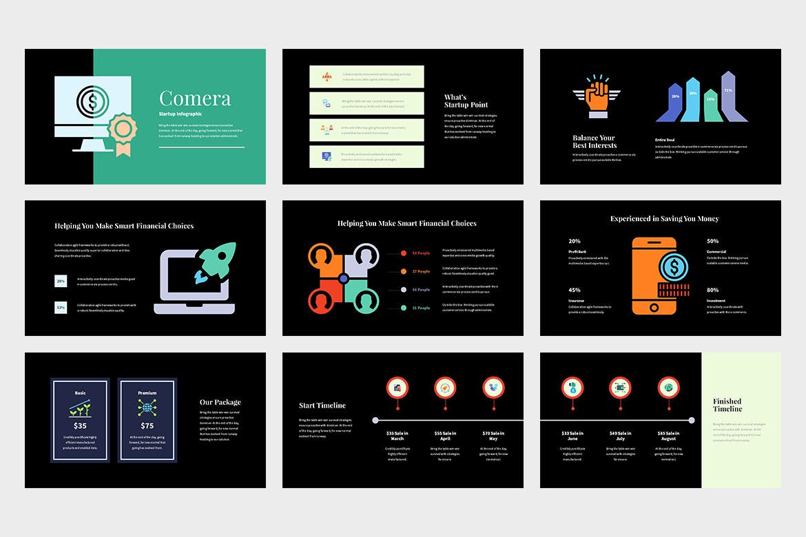 球场甲板信息图表数据展示PPT模板(PPTX)